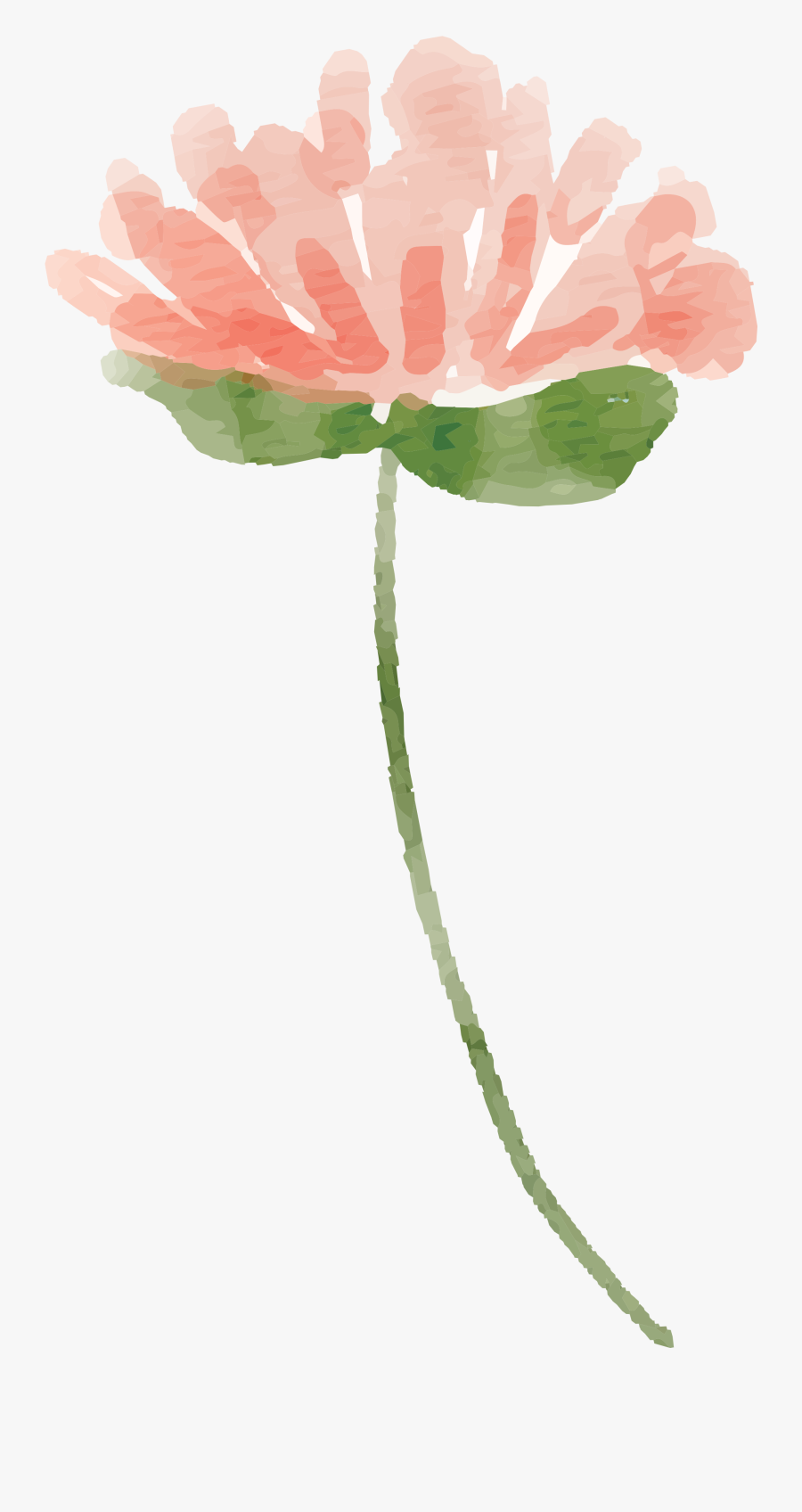Free Flower Images Peach - Flower Watercolour Png Transparent, Transparent Clipart