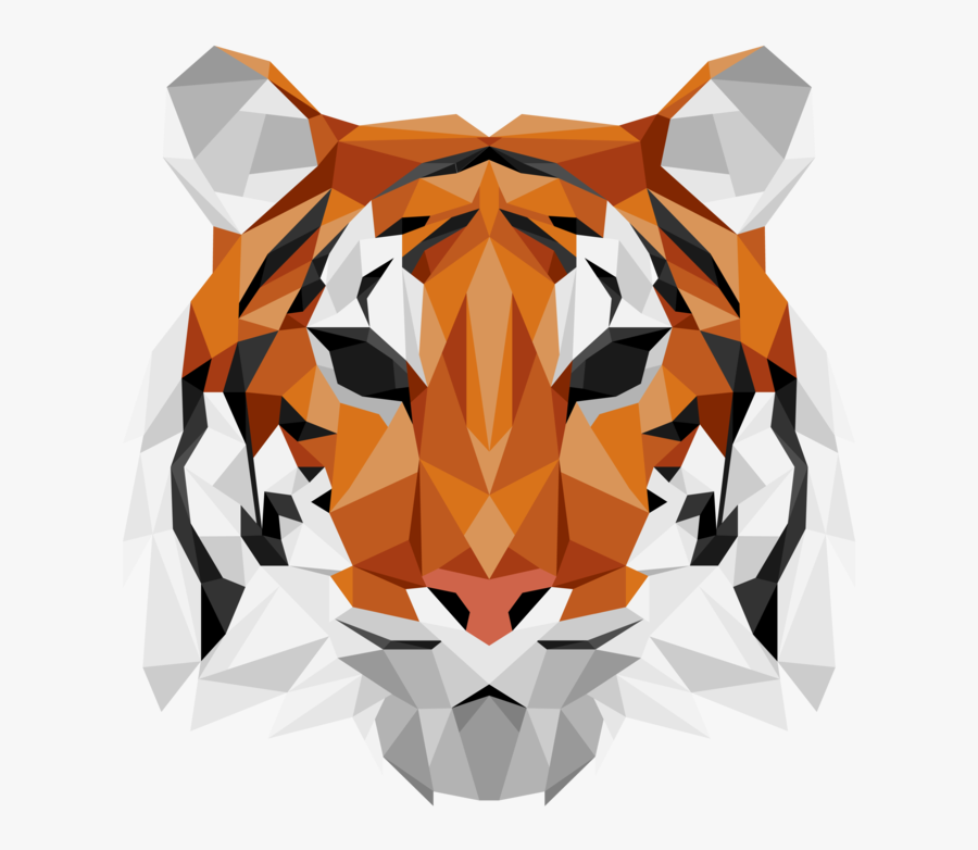 Hd Animals Png - Lion Geometric Animals Png, Transparent Clipart