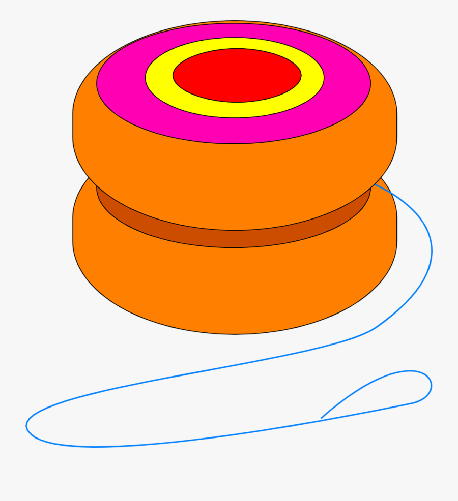 Yo Yo Free Stock Photo Illustration Of An Orange Yo Yoyo Clipart