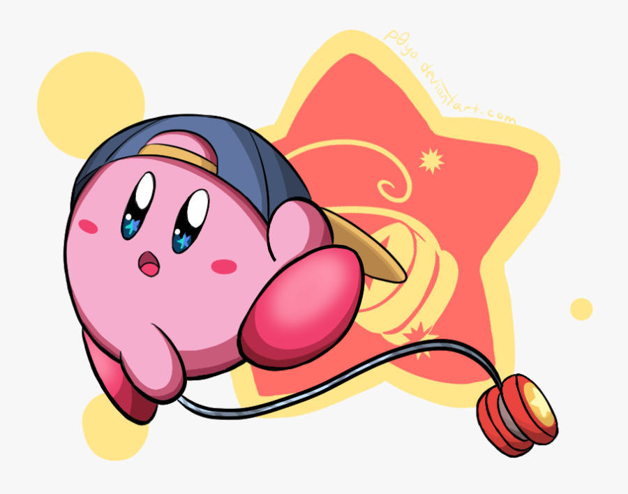 Yo-yo Kirby By P0yo - Kirby Png Fanart, Transparent Clipart