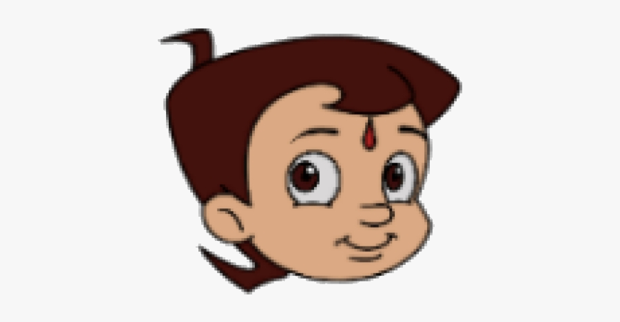 Hungry Face Chota Bheem Free Transparent Clipart Images - Chhota Bheem Face To Draw, Transparent Clipart