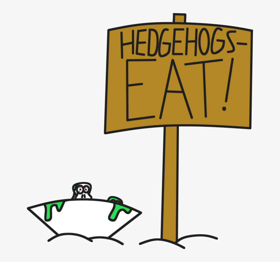 There Was A Hungry Hedgehog, Looking For A Treat, Then, Transparent Clipart