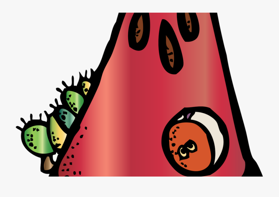 Transparent Hungry Caterpillar Clipart - Very Hungry Caterpillar Watermelon, Transparent Clipart