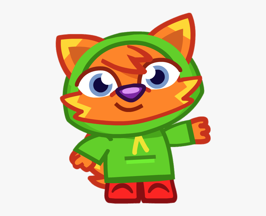 Yoyo The Creative Coyote Waving - Moshi Monsters Moshlings Yoyo, Transparent Clipart