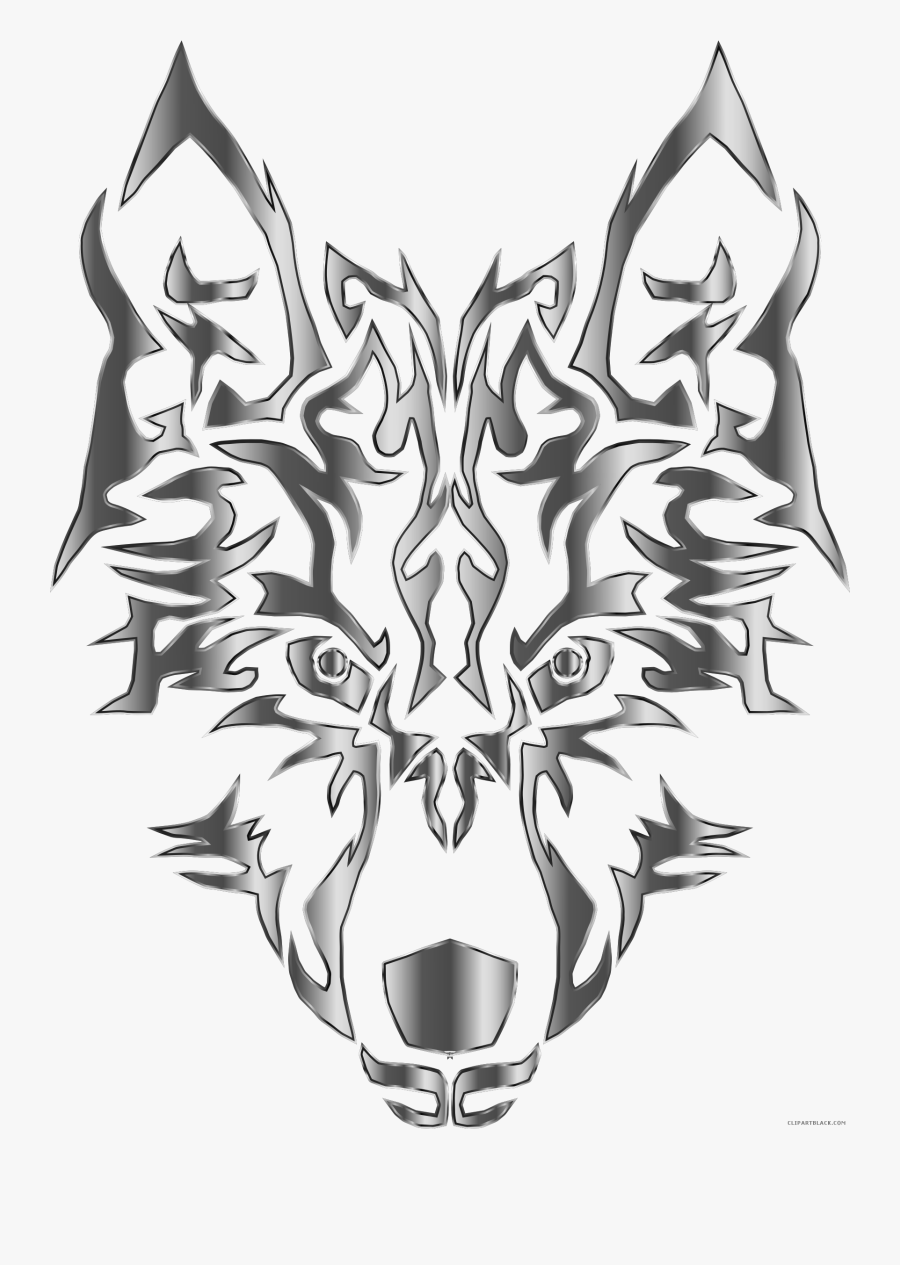 Jpg Royalty Free Library Clipart Hungry - Transparent Background Wolf Logo, Transparent Clipart