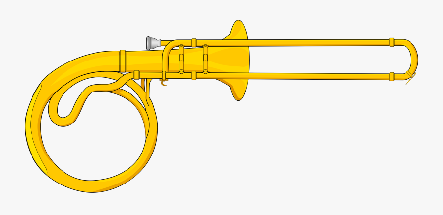 Clipart - Trombone, Transparent Clipart