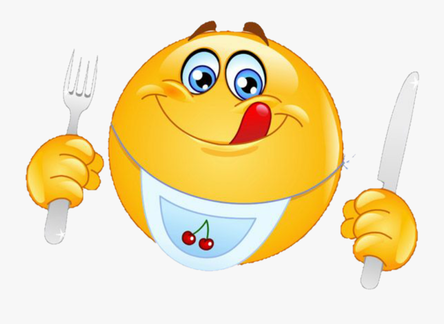 #yummy #food #hungry #delicious - Eat Emoticon, Transparent Clipart
