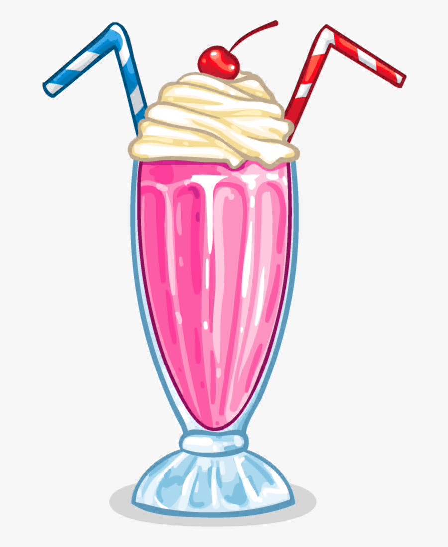 Milkshake Clipart Burger - 50s Milkshake Clipart, Transparent Clipart