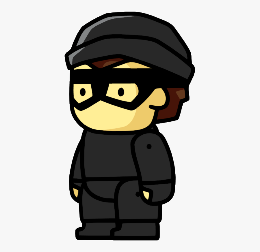 Burglar Clipart Bad Guy - Thief Scribblenauts Png, Transparent Clipart