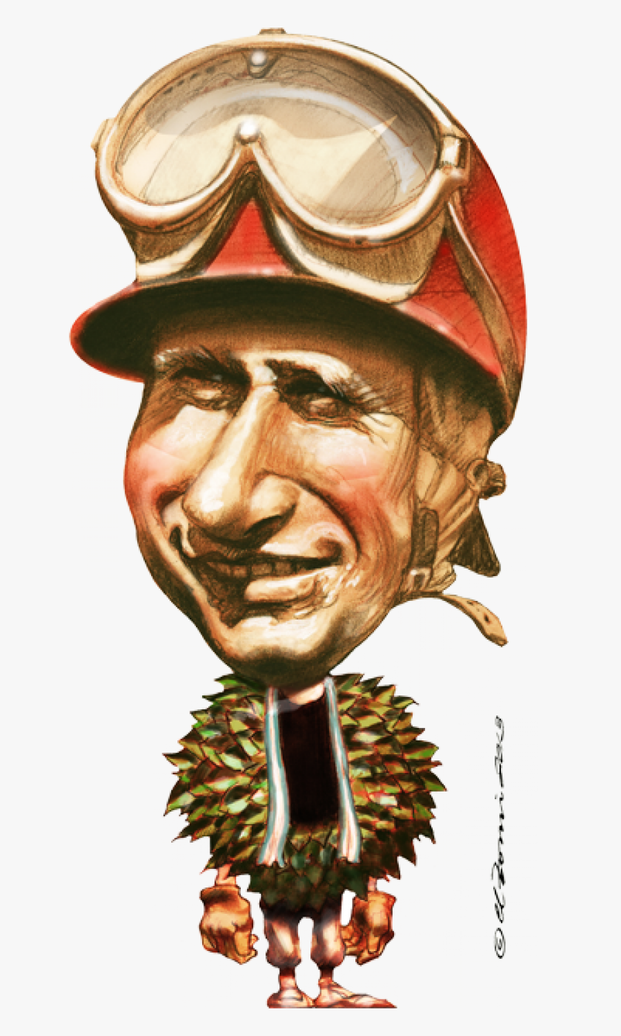Juan Manuel Fangio - Fangio Caricatura, Transparent Clipart
