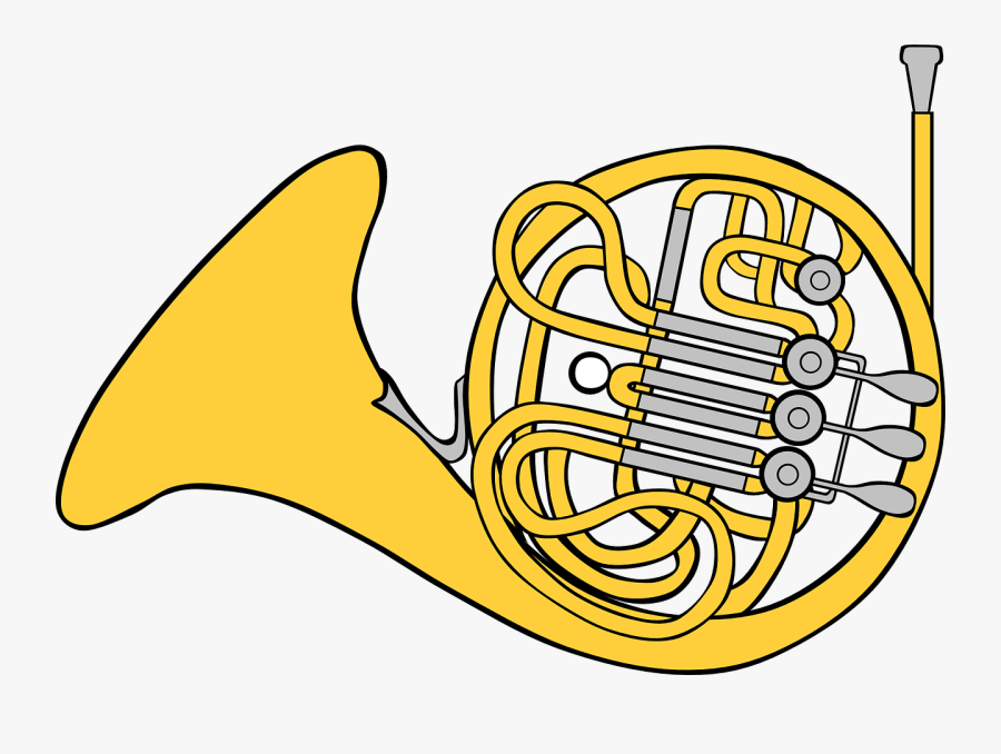 Plant,types Of Trombone,area - French Horn Clip Art, Transparent Clipart