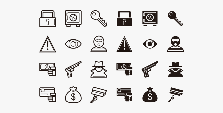 Theft Icons Vector - Robo De Informacion Icono, Transparent Clipart