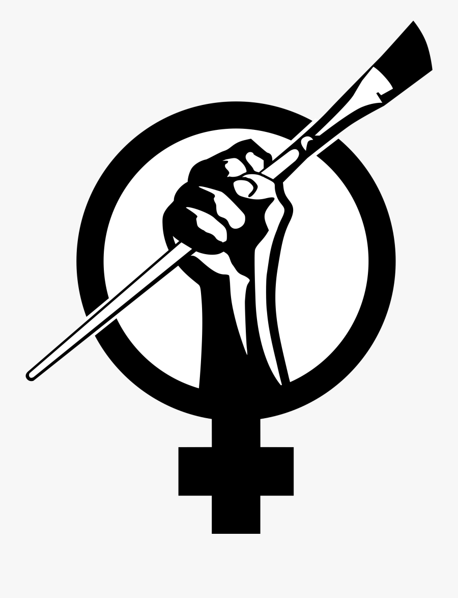 Graphic Free Download File Art And Feminism Wikimedia - Respect Women Symbol, Transparent Clipart