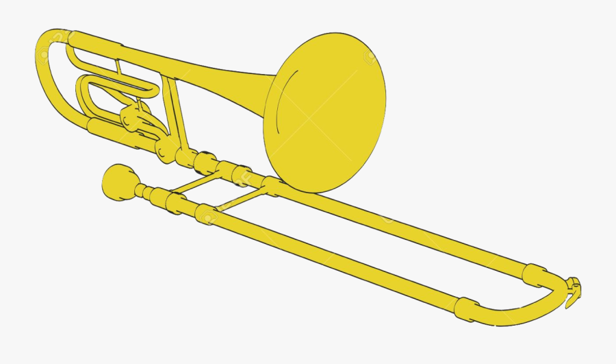 2d Trombone - Imagenes Animadas De Un Trombon, Transparent Clipart