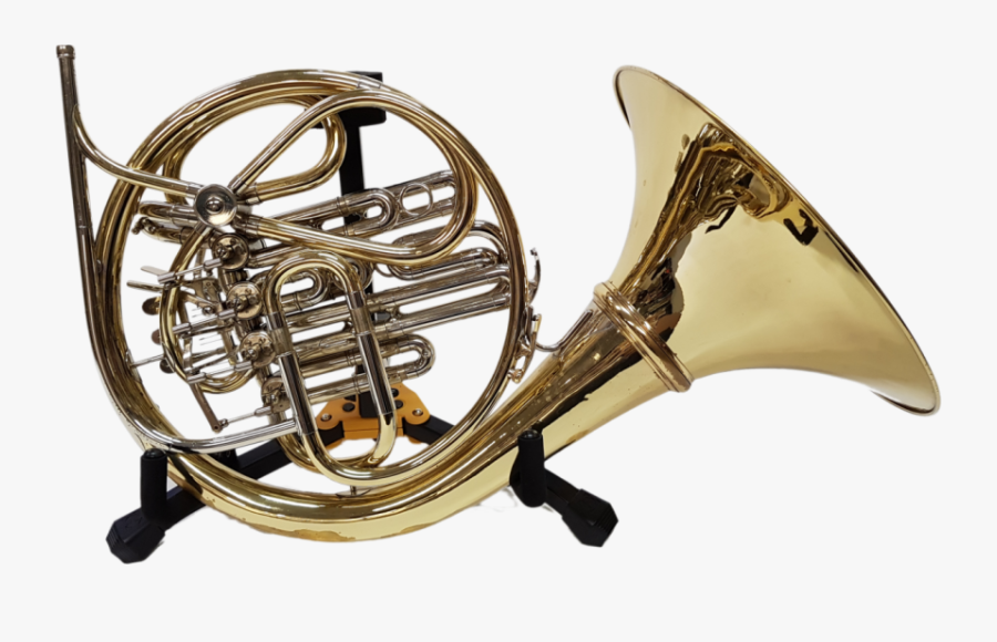 Cornet French Horns Tenor Horn Saxhorn Flugelhorn - Horn, Transparent Clipart