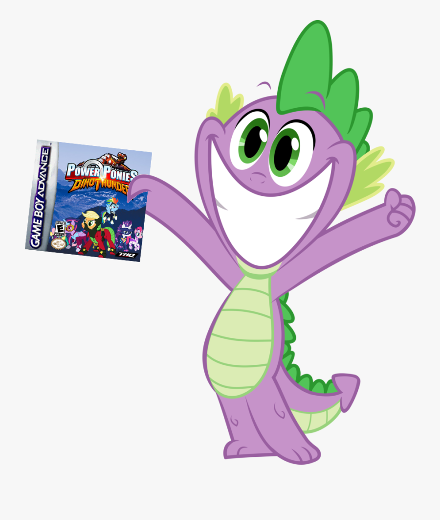 Box, Cute, Excited, Faic, Gameboy Advance, Power Ponies, - Spike Smile Mlp, Transparent Clipart