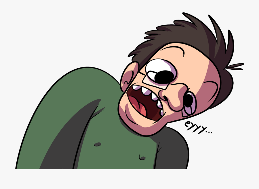 Mike On Twitter Hey - Cartoon, Transparent Clipart