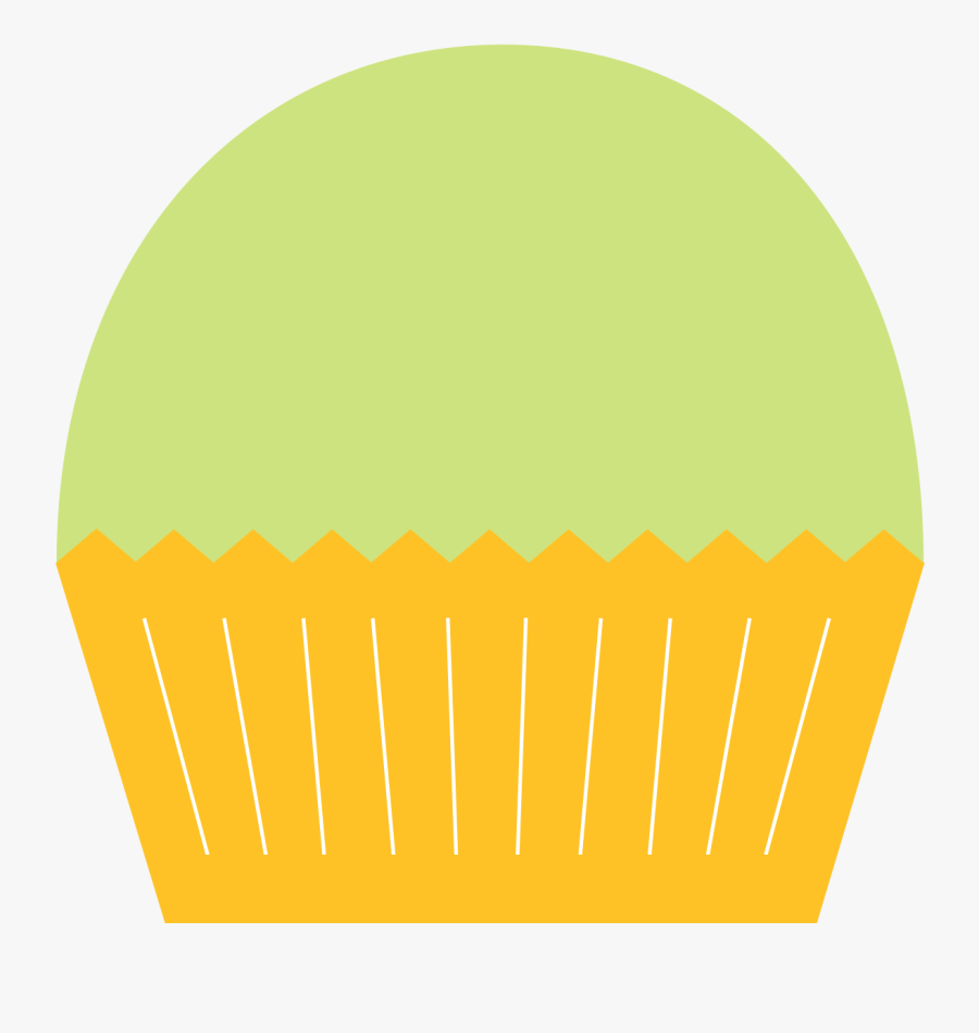 Cupcake Clipart Lime - Illustration, Transparent Clipart