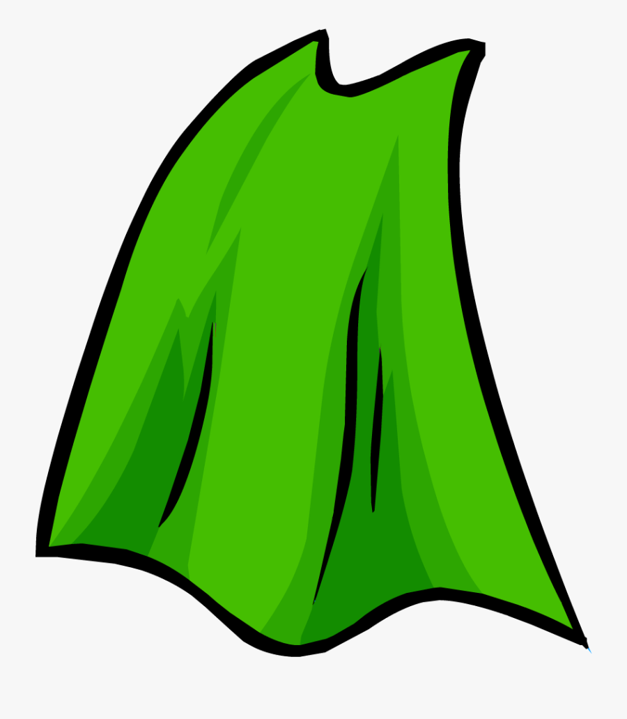 Lime Green Cape Club Penguin Wiki Fandom Powered By - Pink Cape Png, Transparent Clipart