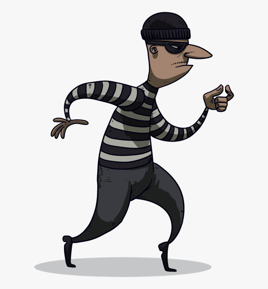 Burglar Clipart Theif - Maycom Communications, Transparent Clipart