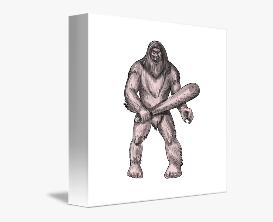 Bigfoot Clipart Transparent - Folclore Americano Bigfoot, Transparent Clipart