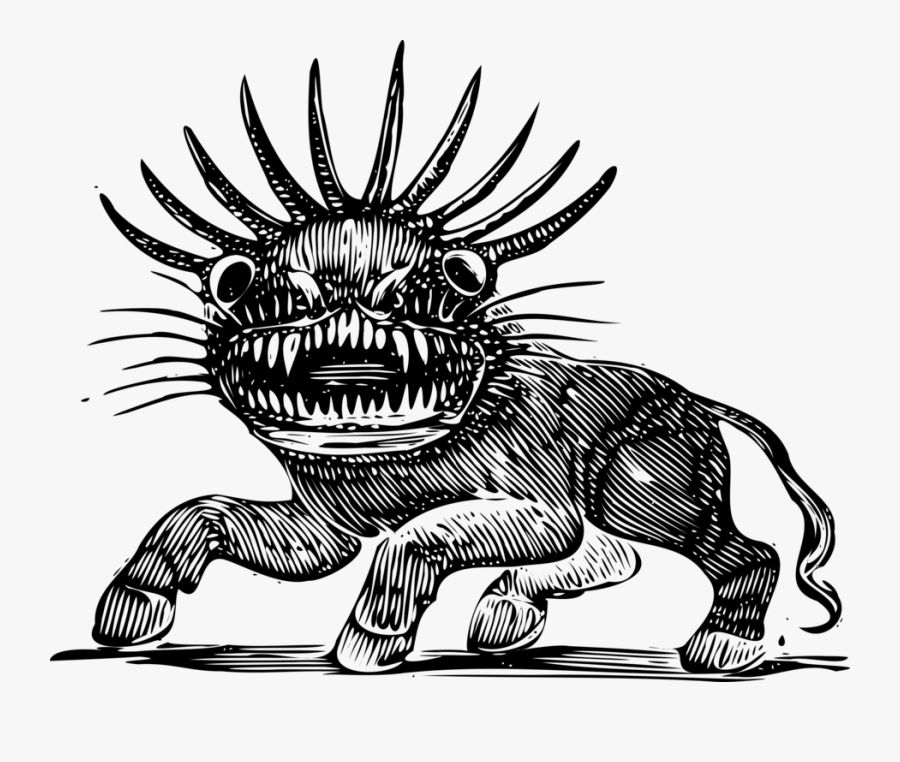 Line Art,head,dinosaur - Illustration, Transparent Clipart