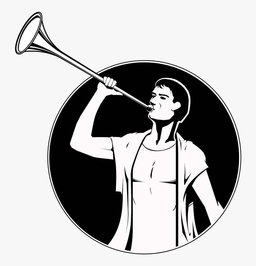 Angel Moroni - Angel Blowing Trumpet Clipart, Transparent Clipart