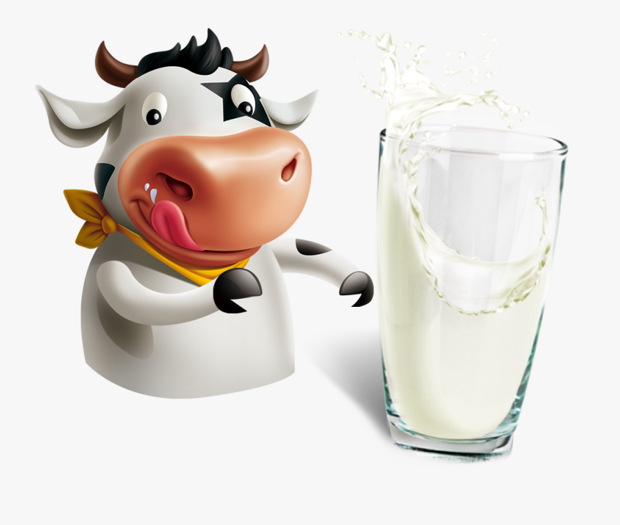 And Soured Cow Milkshake Cattle Milk Cream Clipart - Cow Milk Png, Transparent Clipart