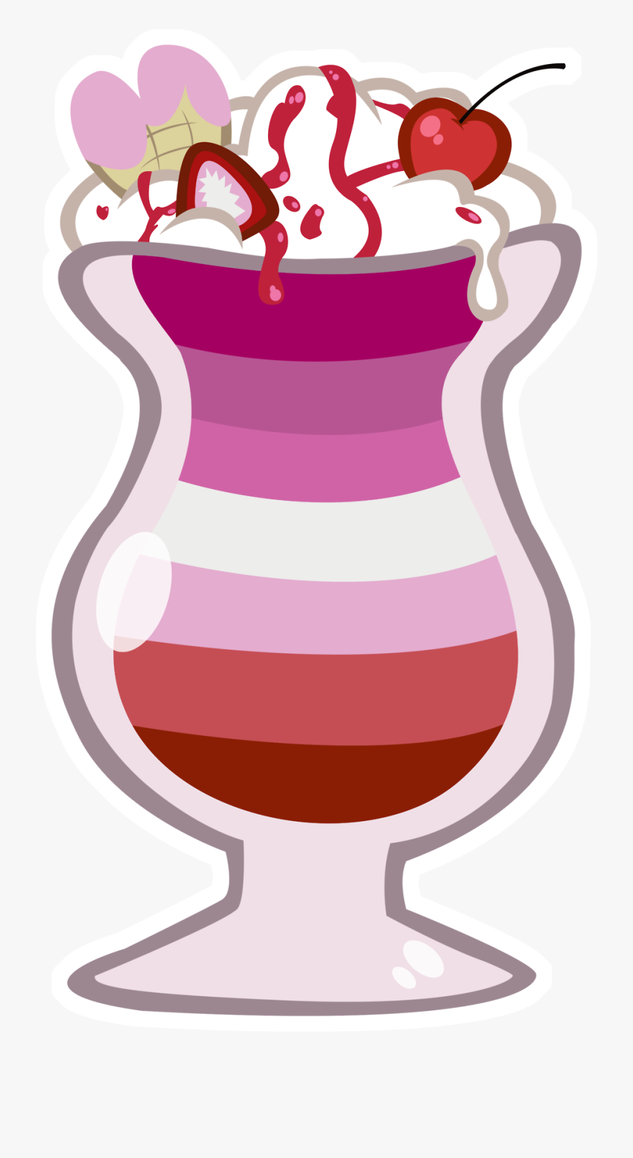 Milkshake Clipart Vintage - Asexual Art, Transparent Clipart