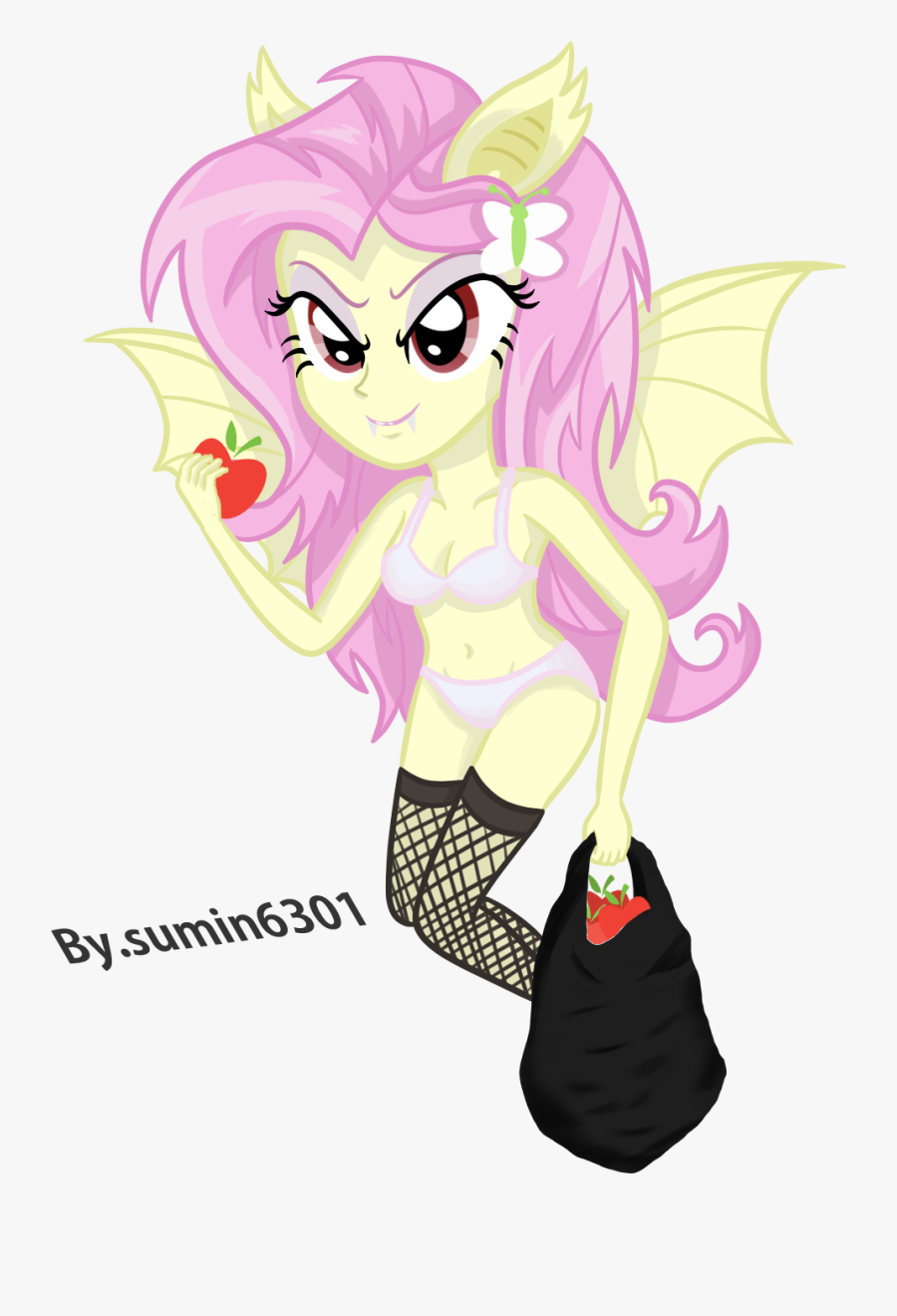 Transparent Theif Clipart - My Little Pony Equestria Girl Flutterbat, Transparent Clipart