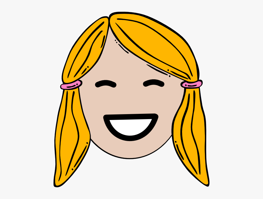 Lady Face Clip Art At Clker - Happy Artclip, Transparent Clipart