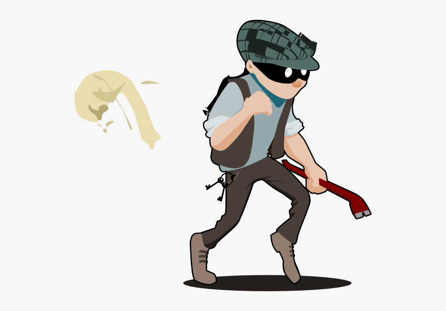 With No Sack Clip - Burglar Clipart Png, Transparent Clipart