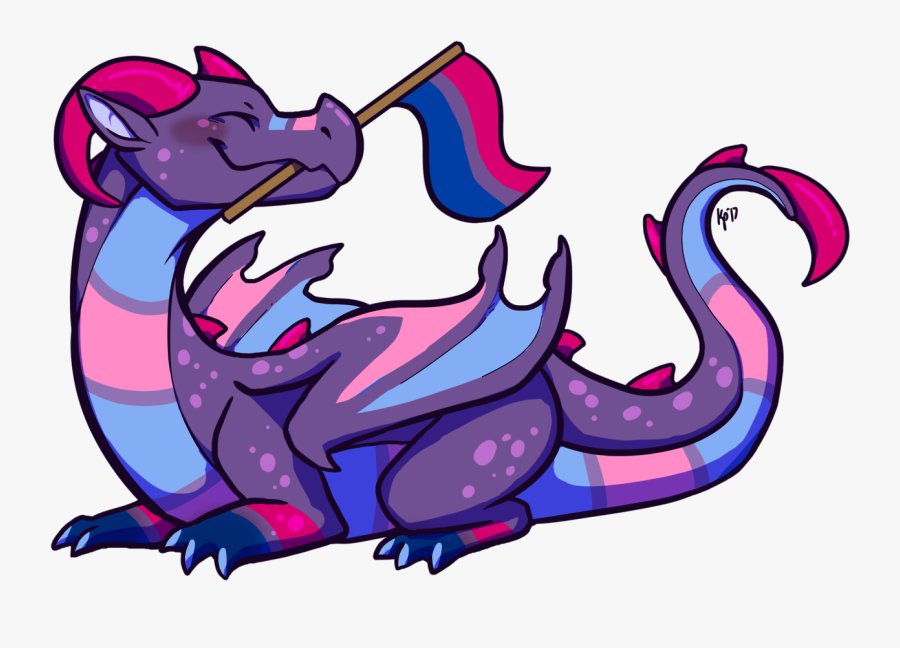 Peeps Clipart Marshmellow - Bisexual Flag Dragon, Transparent Clipart