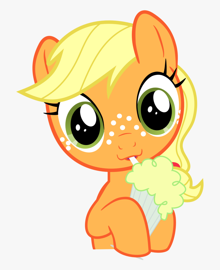 Request Applejack Milkshake By Isegri - Mlp Milkshake Ponies, Transparent Clipart