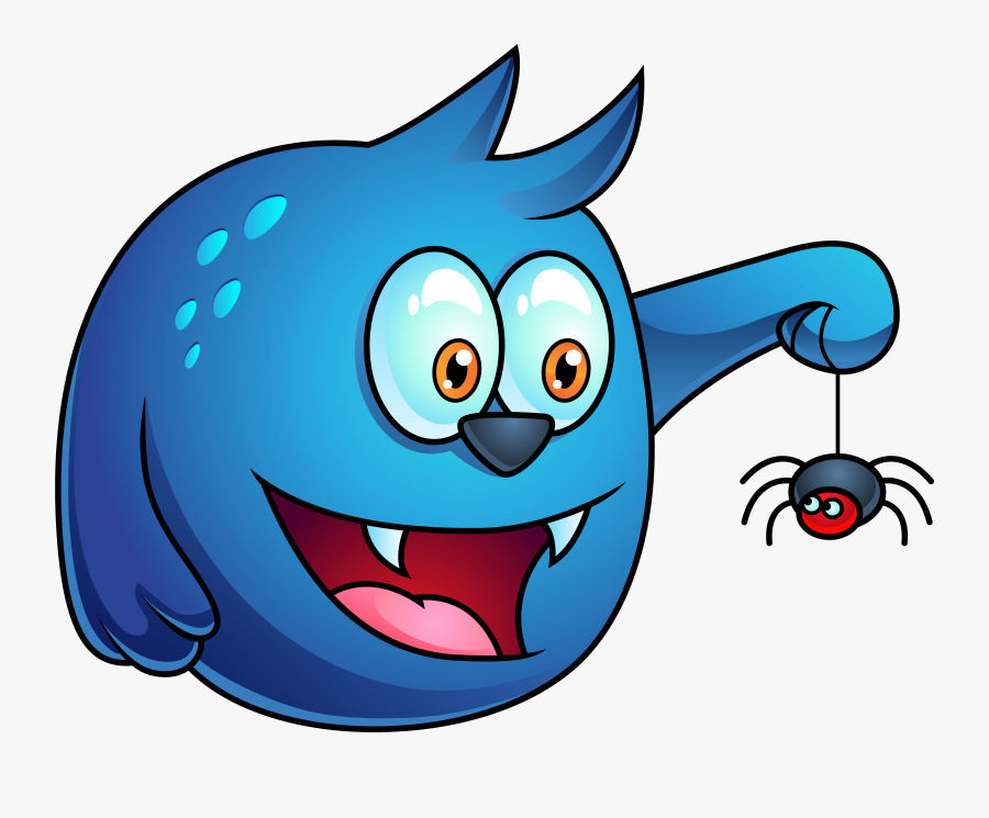 Clipart Transparent Stock Blue Halloween Png Clipart - Blue Monster Clipart Png, Transparent Clipart