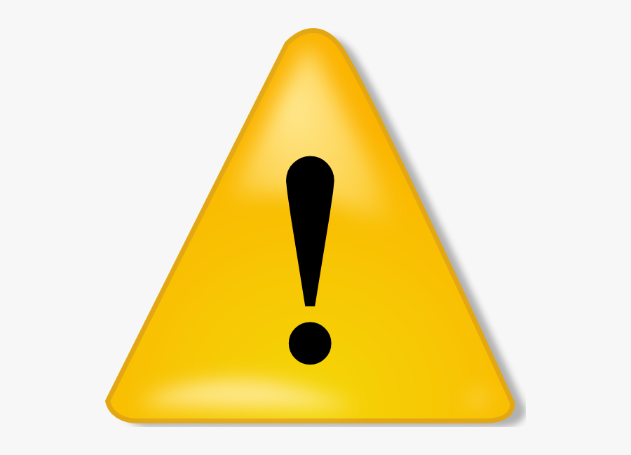 Attention Signs Clipart - Caution Sign No Background, Transparent Clipart