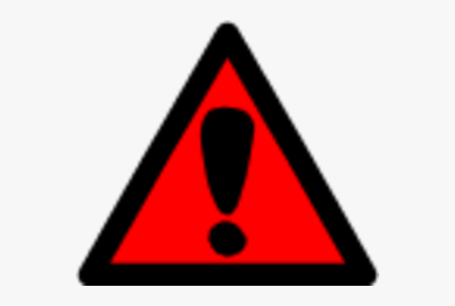 Attention Clip Art The Cliparts - Red Hazard Sign, Transparent Clipart