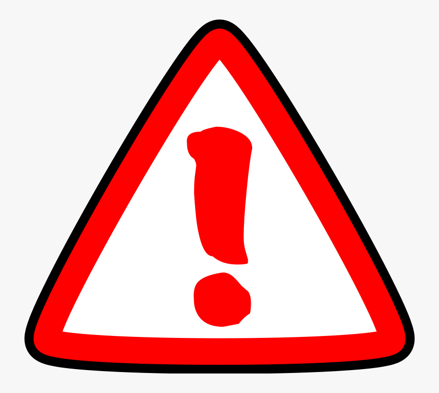 Sign, Warning, Exclamation Mark, Alert - Error Clipart, Transparent Clipart