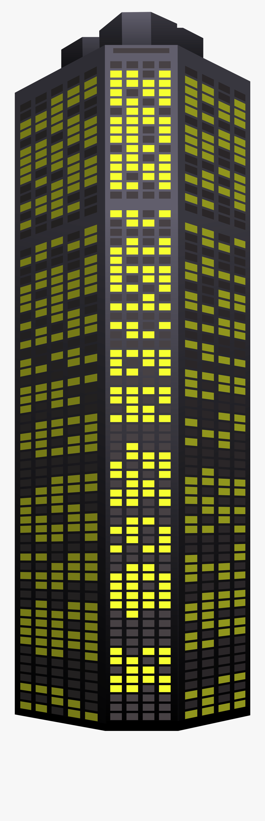 Yellow Skyscraper Png Clip Art - Architecture, Transparent Clipart