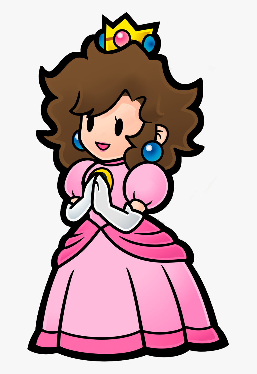 Please Don"t Pay Attention To The Crust Along The Edges - Princess Peach Paper Mario Png, Transparent Clipart