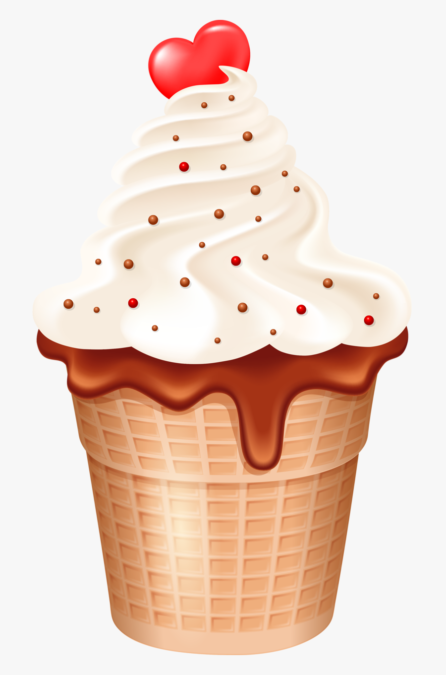 Cute Clipart ❤ ○••°‿✿⁀ice Cream‿✿⁀°••○ - Crème Glacé Clipart, Transparent Clipart