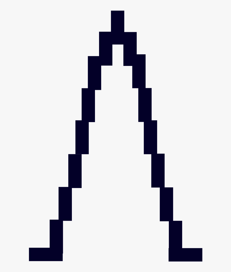 Skyscraper Silhouette - Assassin's Creed Logo Pixelart, Transparent Clipart
