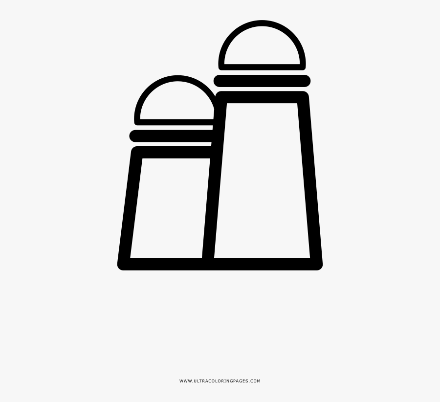 Salt And Pepper Coloring Page Clipart , Png Download, Transparent Clipart