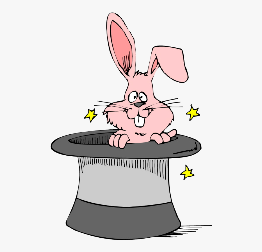Conejo Saliendo De Sombrero Gif, Transparent Clipart