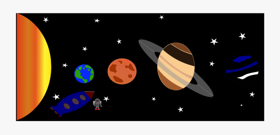 Graphic Design,astronomical Object,space - Planets In Solar System Clipart Png, Transparent Clipart