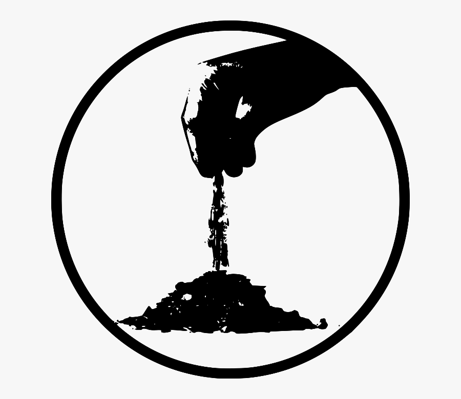 Mise En Place Of - Pinch Of Salt Black, Transparent Clipart
