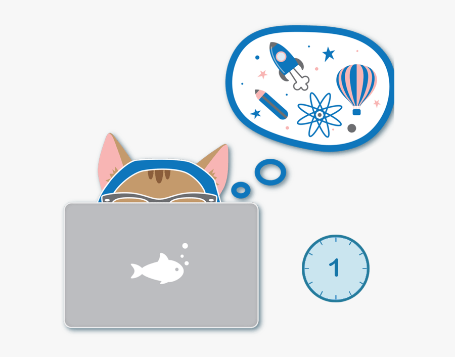 Clipart Free Library Attention Clipart Tutoring Session - Cat Playing With Yarn, Transparent Clipart