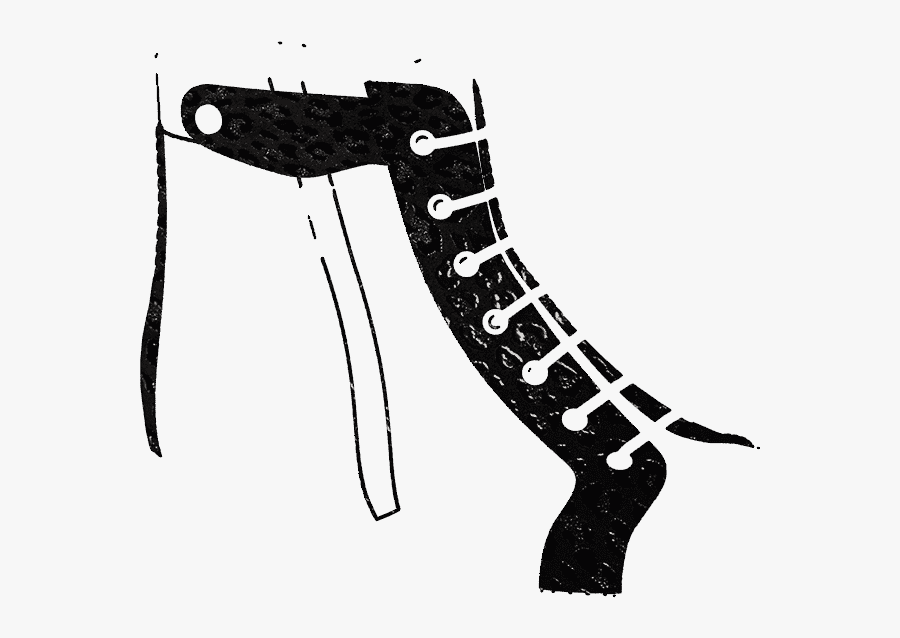 Y1508 Black Calvin Leather - Drawing, Transparent Clipart