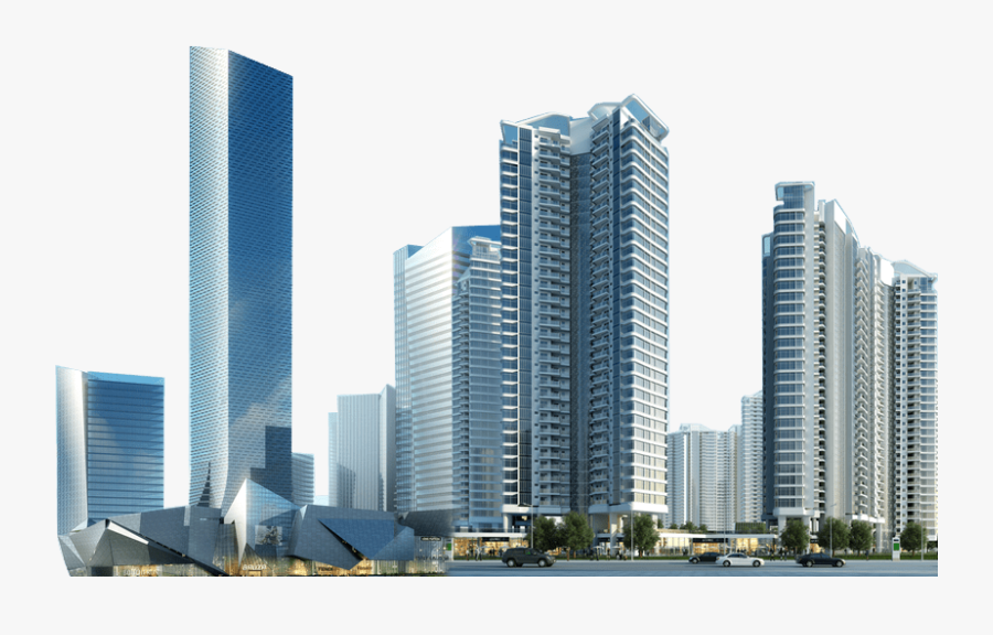 Skyscrapers Close Up - Building Png, Transparent Clipart
