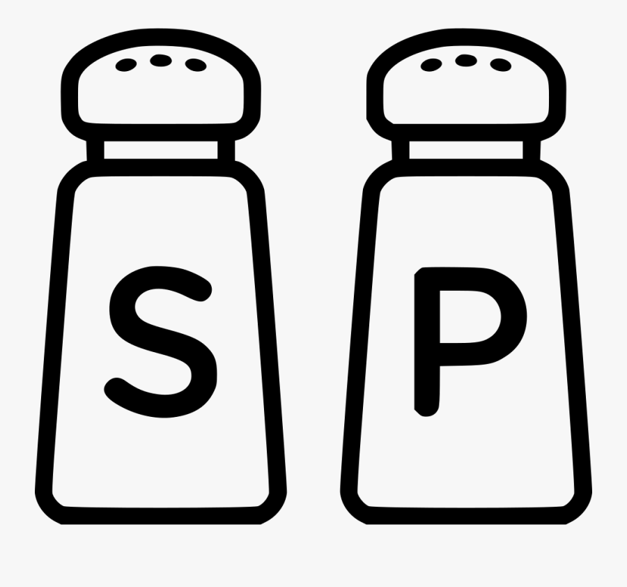 Salt Pepper - Salt And Pepper Shakers Clipart, Transparent Clipart